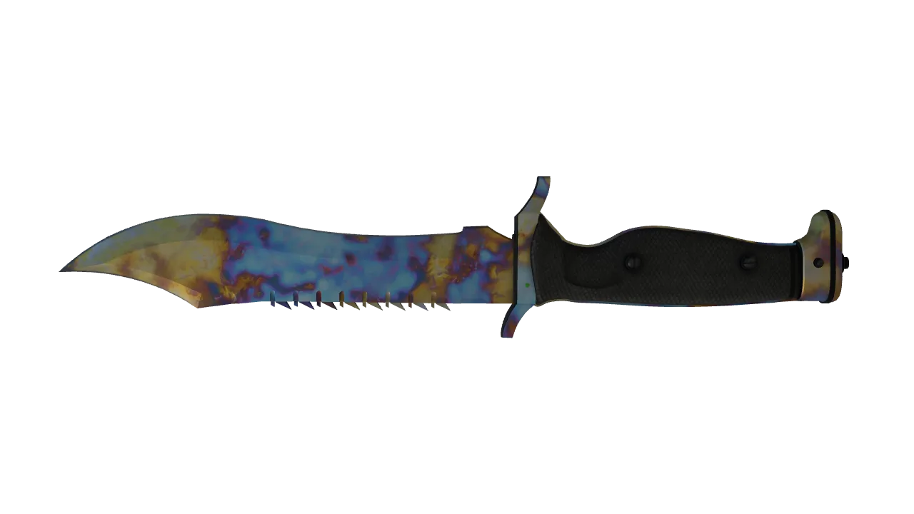 Bowie Knife | Case Hardened seed #986, back