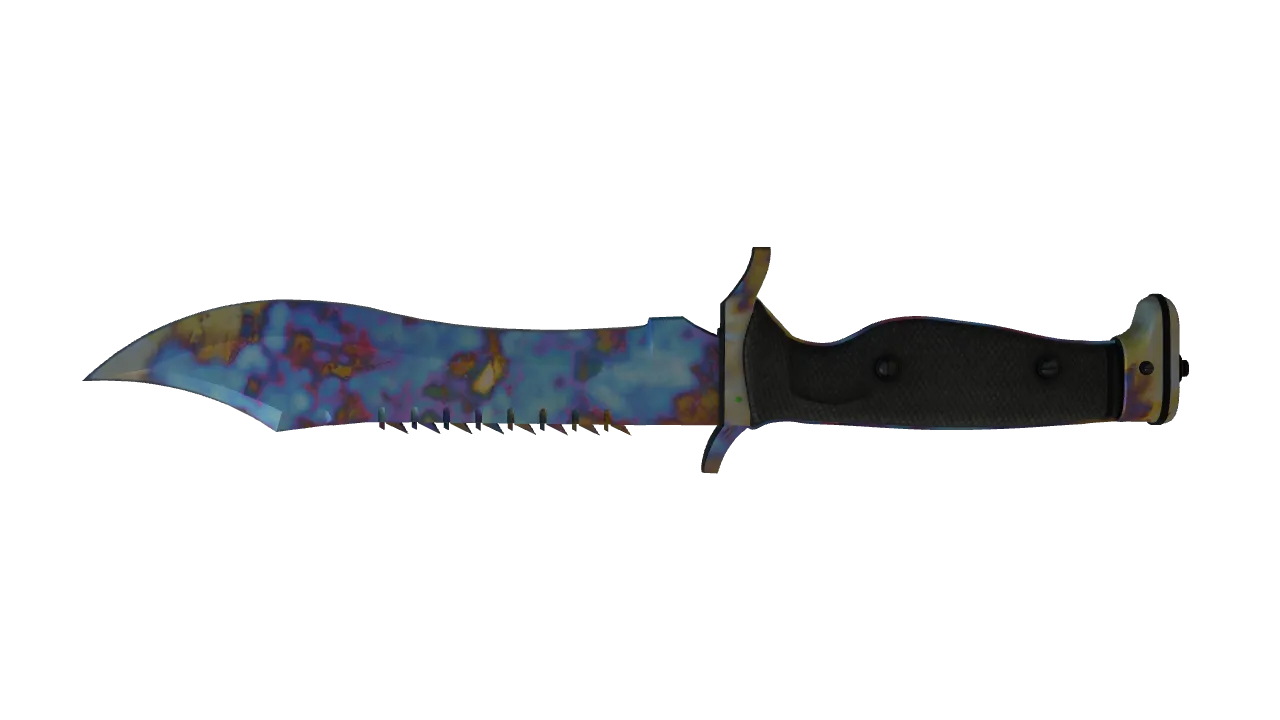 Bowie Knife | Case Hardened seed #987, back