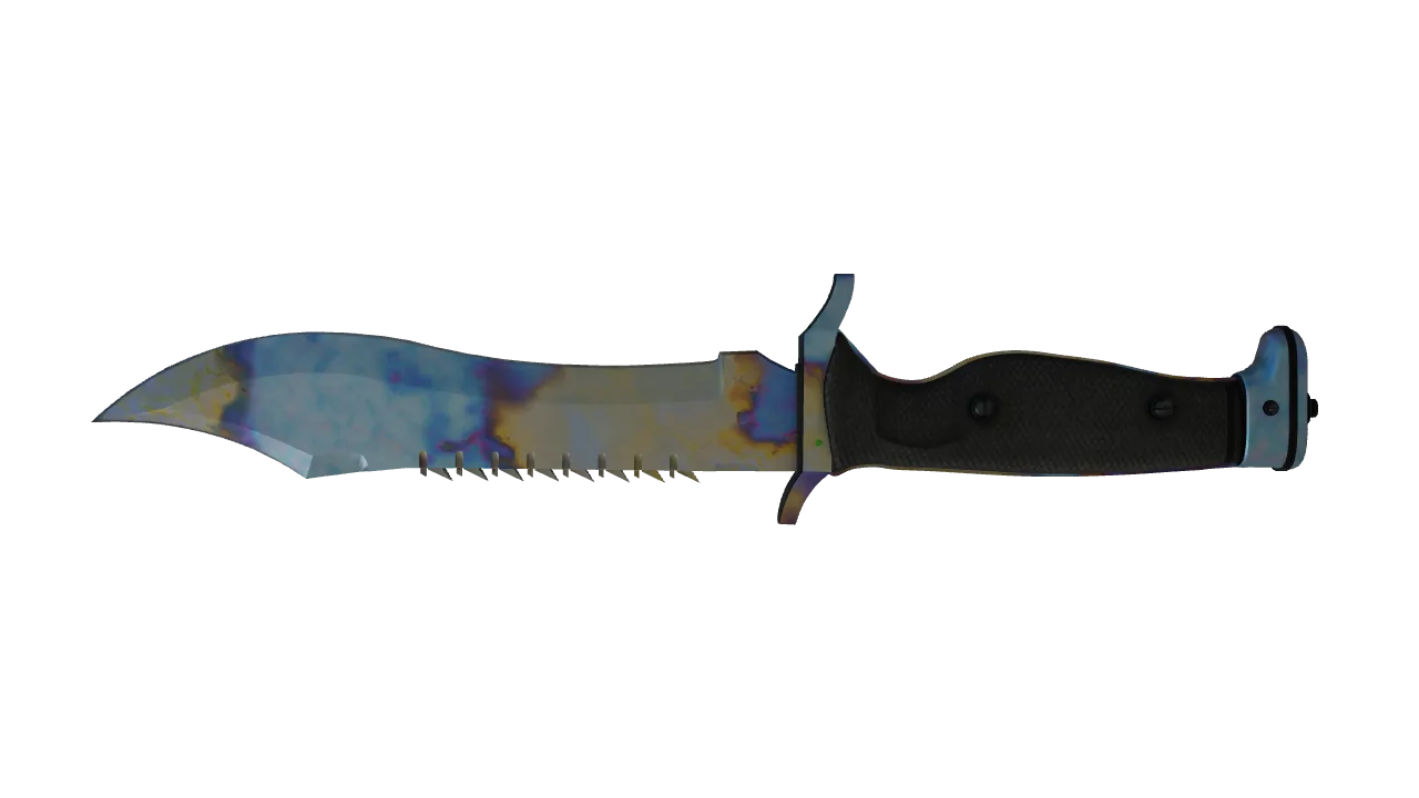 Bowie Knife | Case Hardened seed #989, back