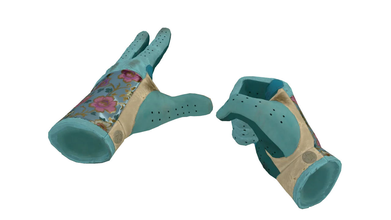 ★ Driver Gloves | Brocade Flowers (Field-Tested) — Dust II light, front