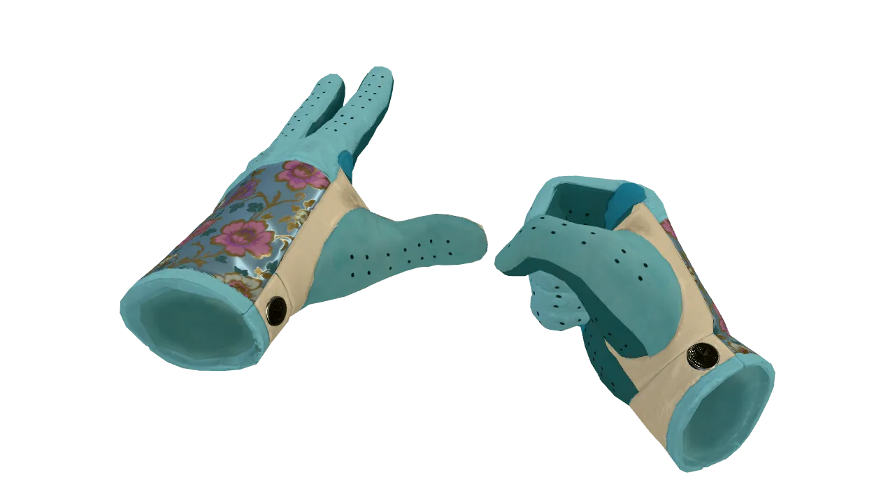 ★ Driver Gloves | Brocade Flowers (Minimal Wear) — Dust II light, front