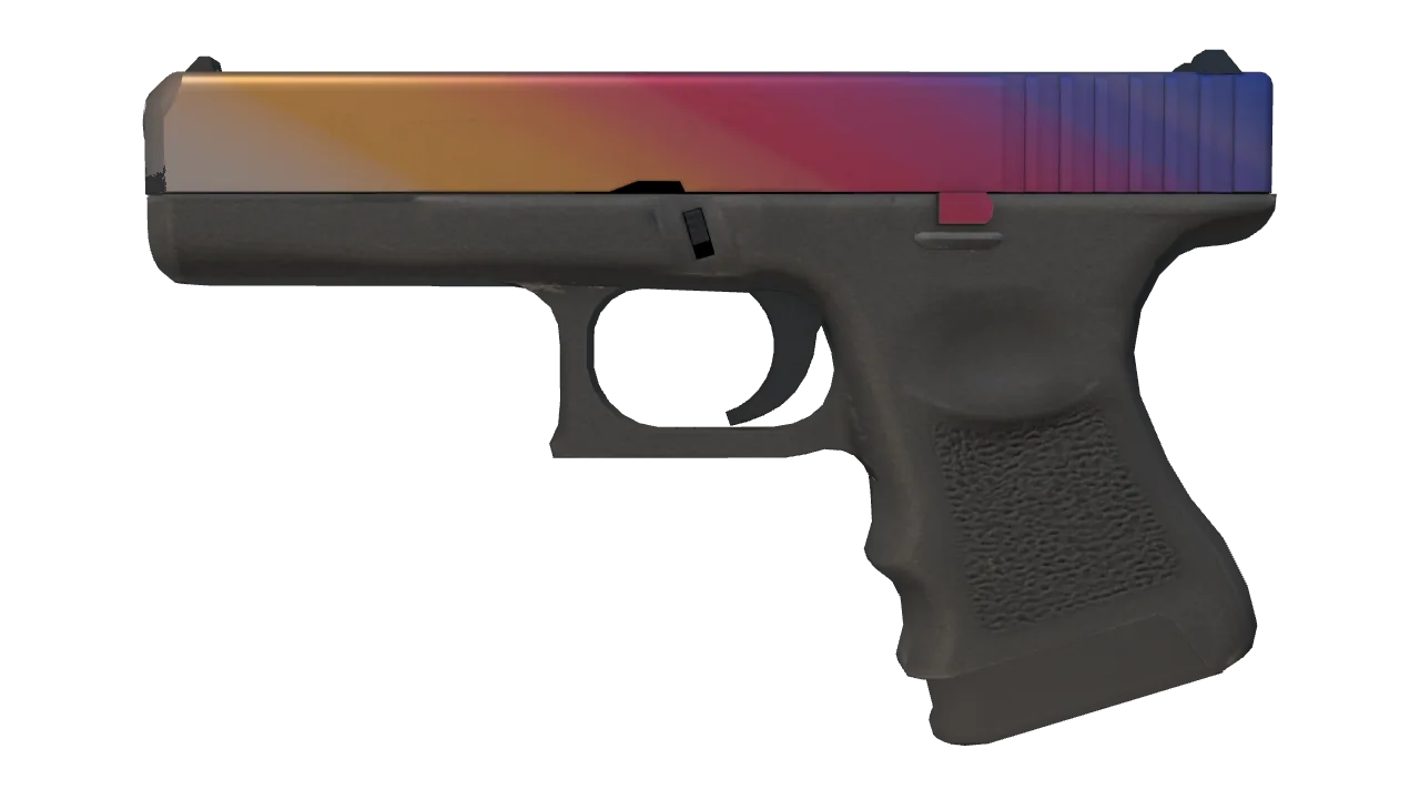 Glock-18 | Fade (Factory New) — Dust II light, front