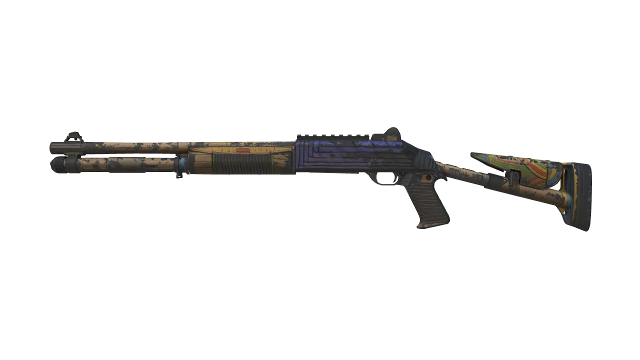 XM1014 | Entombed (Battle-Scarred) — Dust II light, front