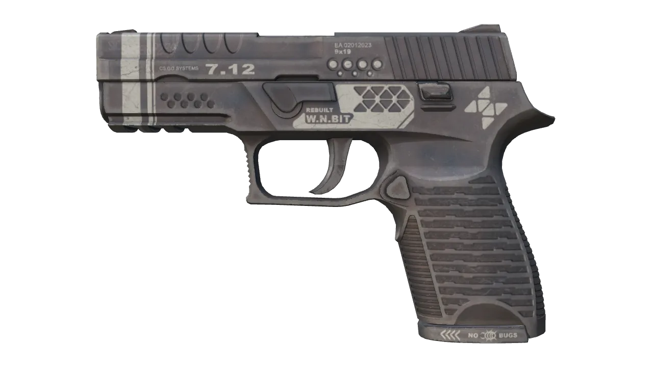 P250 | Re.built (Factory New) — Dust II light, front