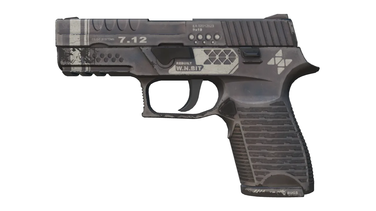 P250 | Re.built (Field-Tested) — Dust II light, front