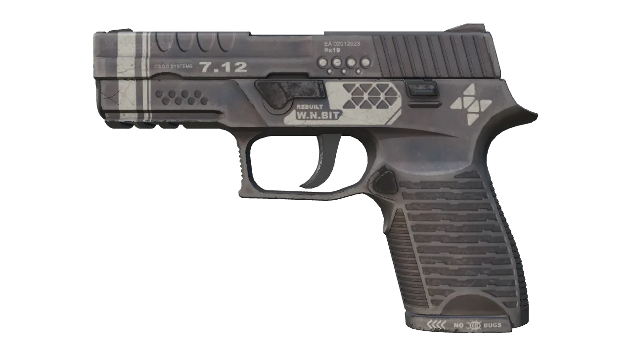 P250 | Re.built (Minimal Wear) — Dust II light, front