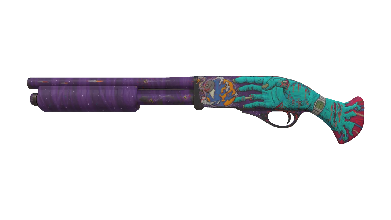 Sawed-Off | Apocalypto (Well-Worn) — Dust II light, front