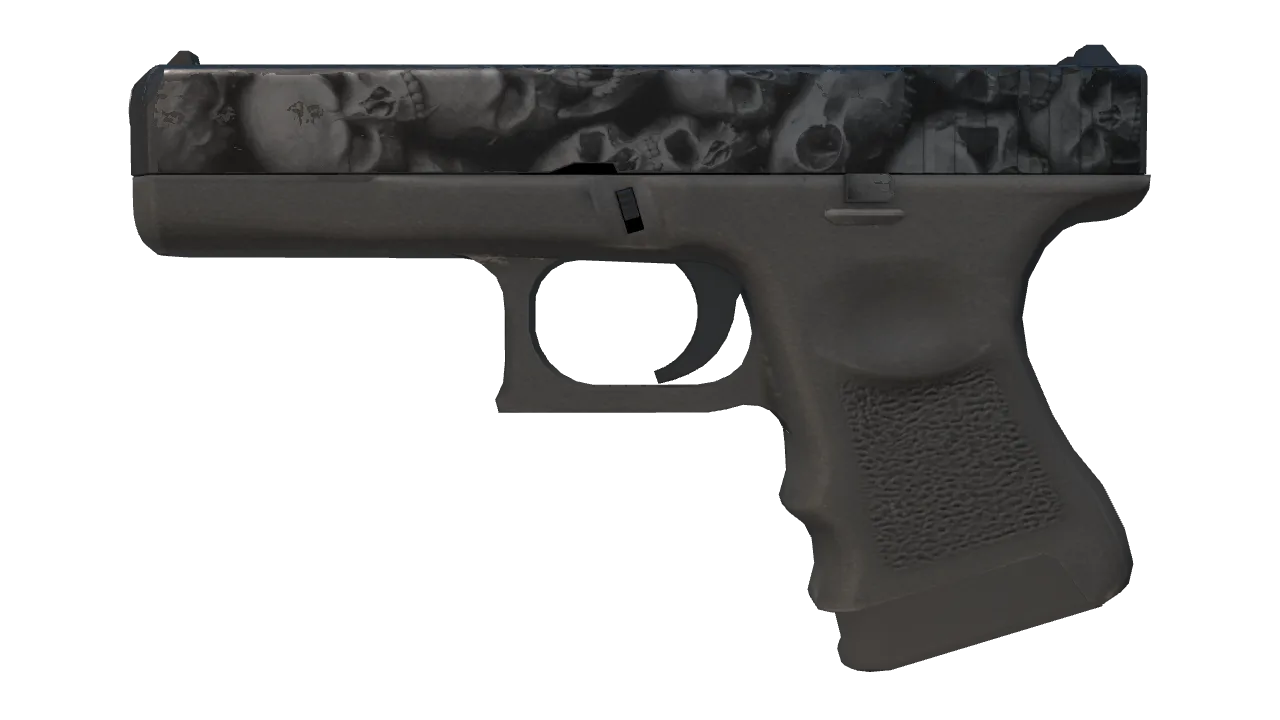 Souvenir Glock-18 | Catacombs (Battle-Scarred) — Dust II light, front