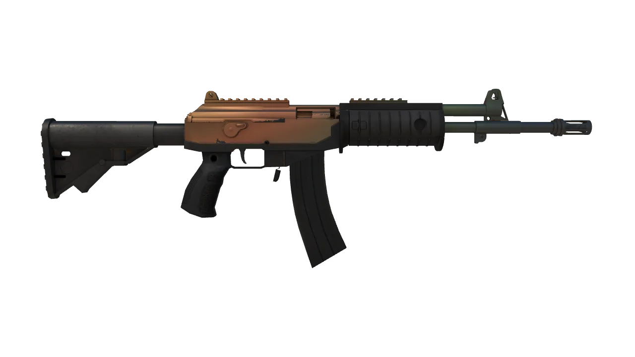 Galil AR | Amber Fade seed #520, back