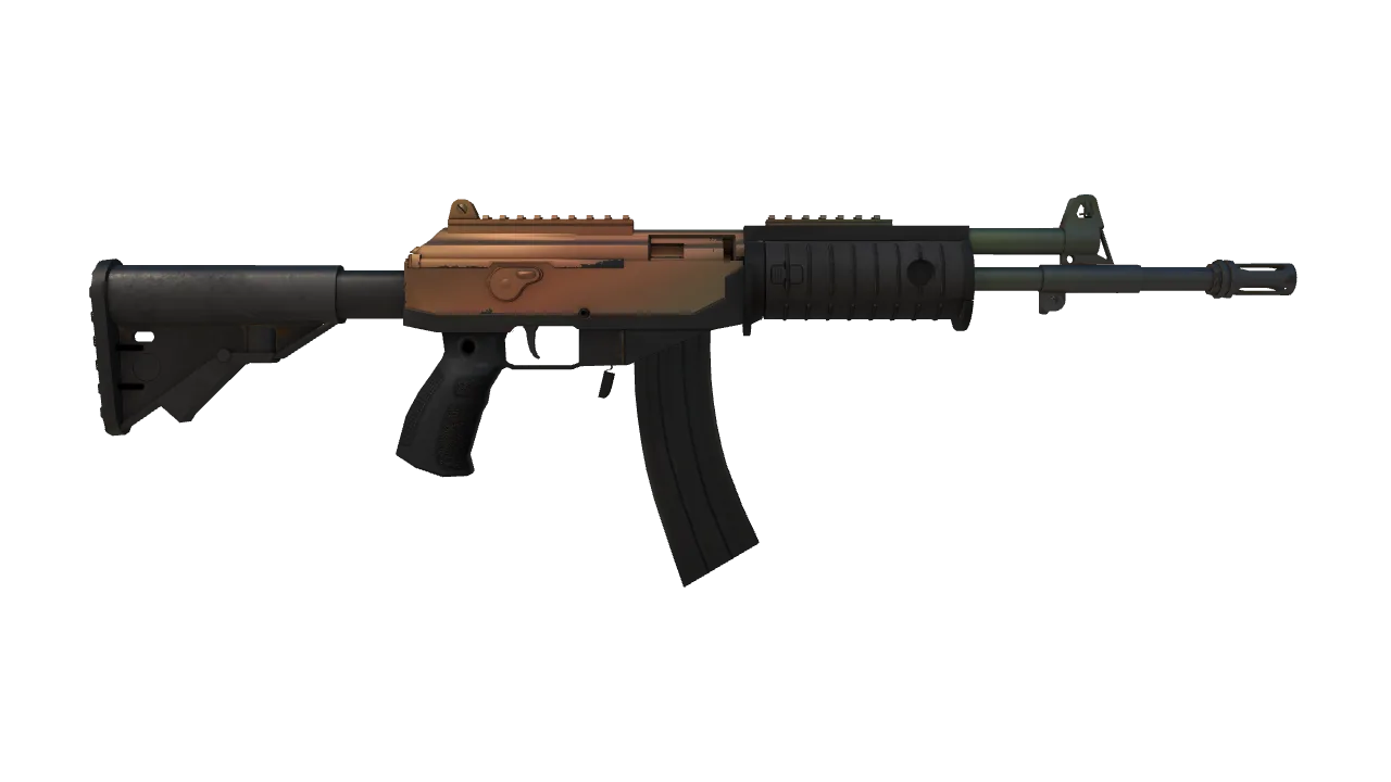 Galil AR | Amber Fade seed #834, back