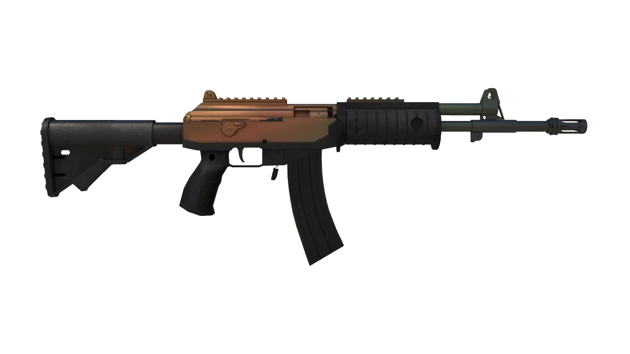 Galil AR | Amber Fade seed #975, back