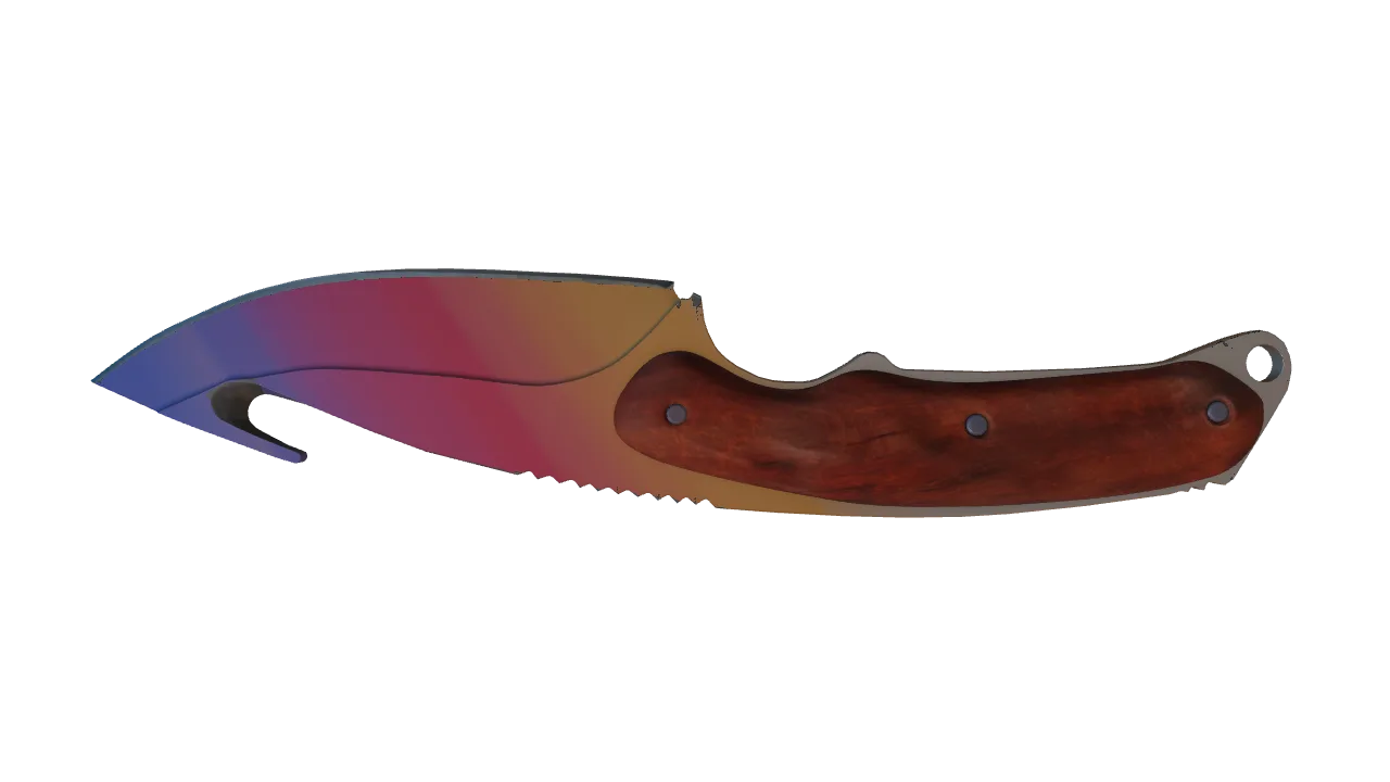Gut Knife | Fade seed #599, back