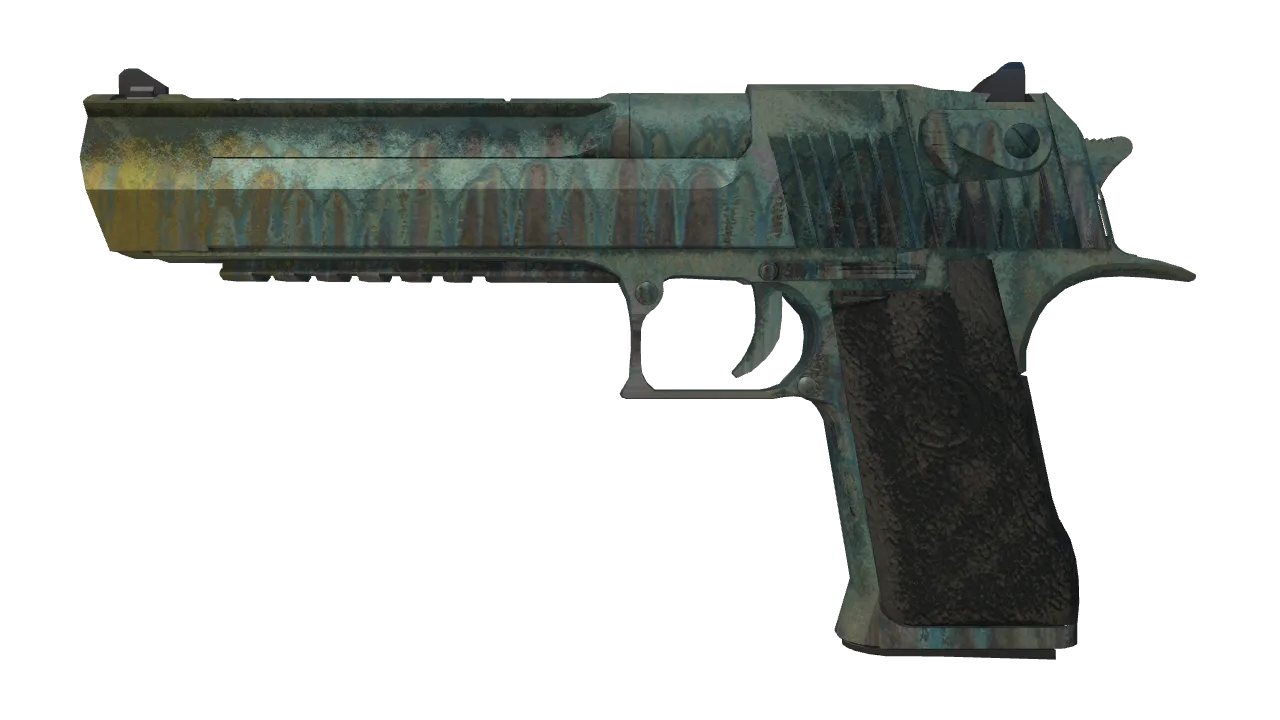 Desert Eagle | Hand Cannon (Battle-Scarred) — Dust II light, front