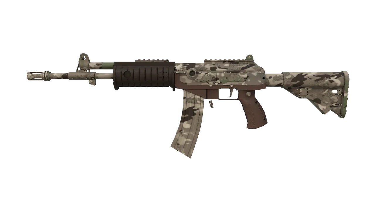 Galil AR | VariCamo (Factory New) — Dust II light, front
