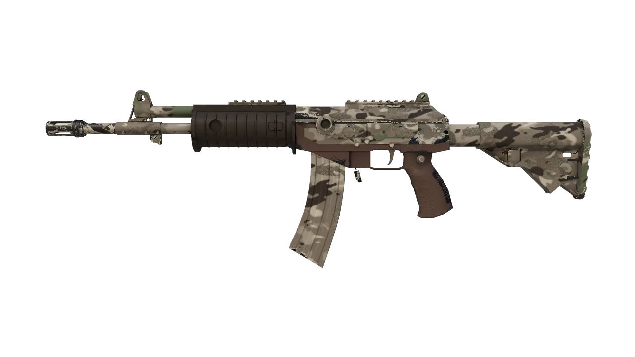 Galil AR | VariCamo (Minimal Wear) — Dust II light, front