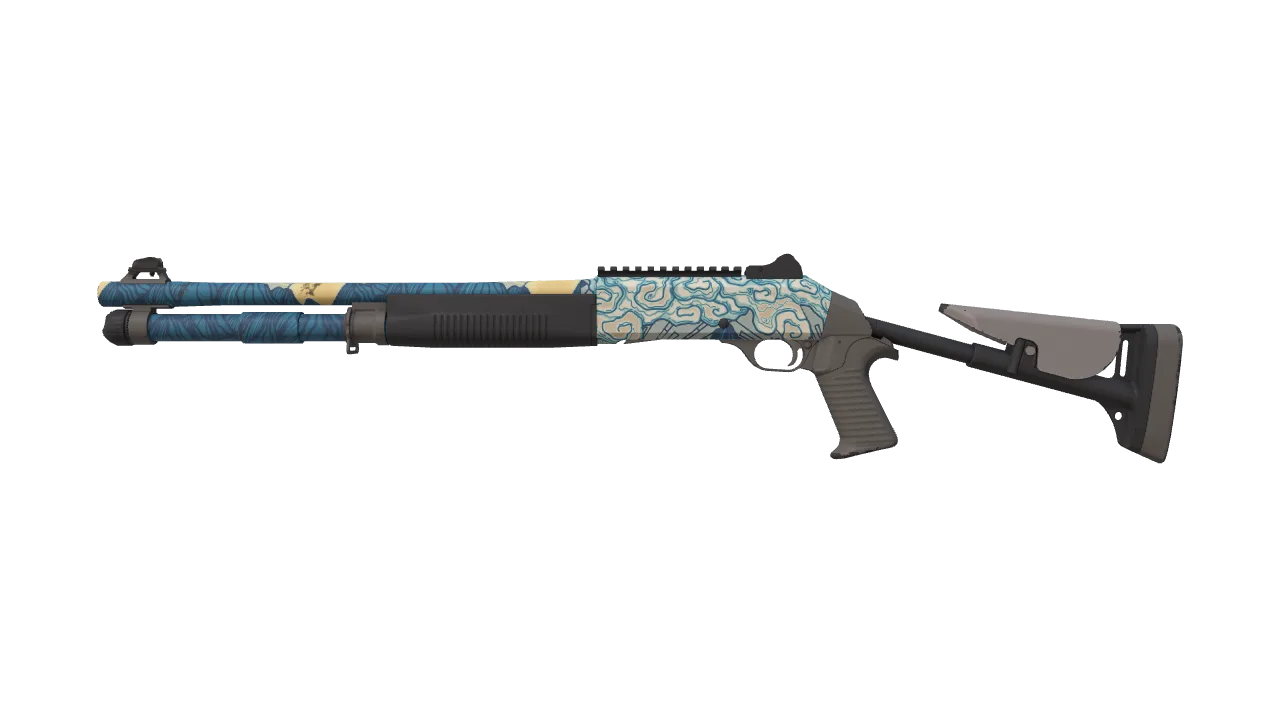 Souvenir XM1014 | Solitude (Minimal Wear) — Dust II light, front