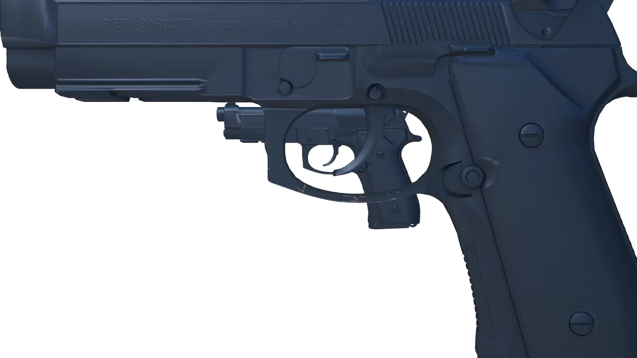 Dual Berettas | Anodized Navy (Factory New) — Dust II light, front
