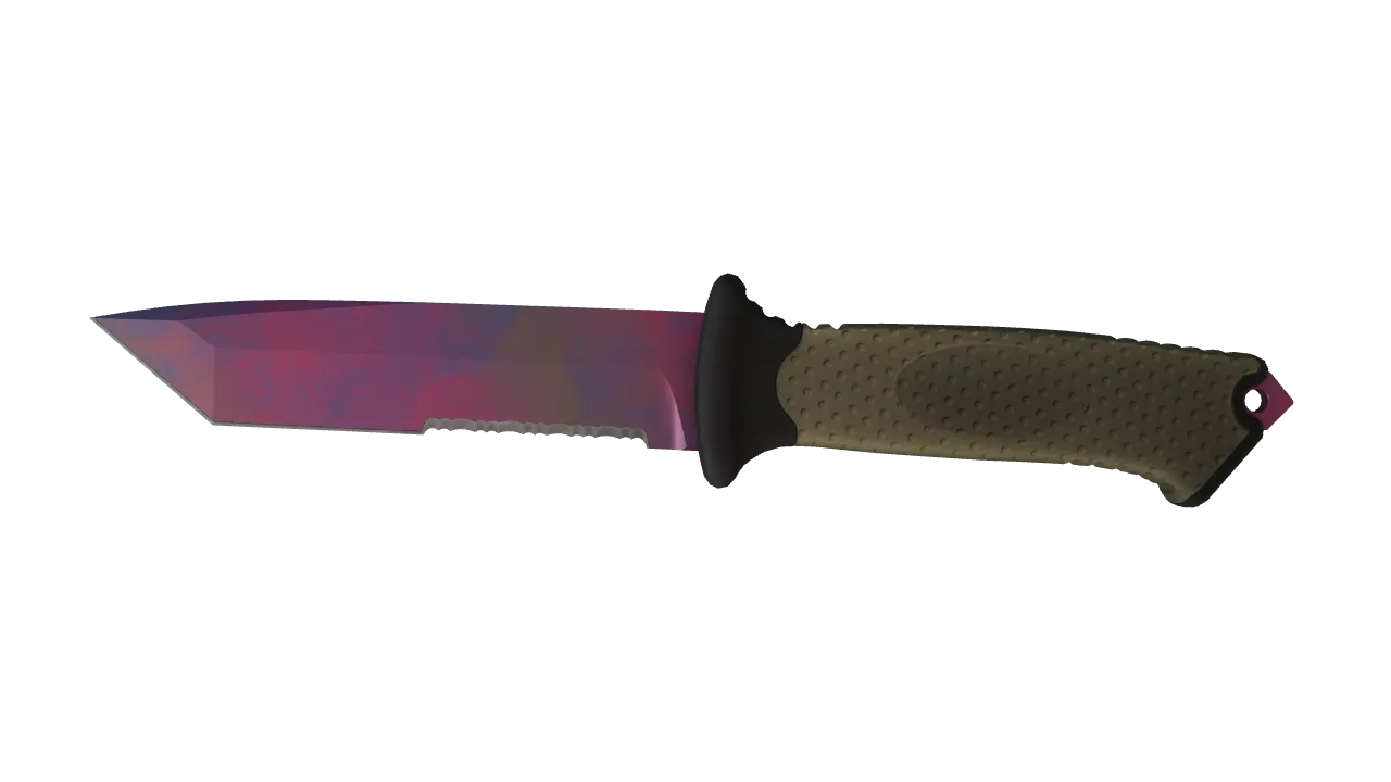 ★ Ursus Knife | Doppler (Phase 2) (Minimal Wear) — Dust II light, front
