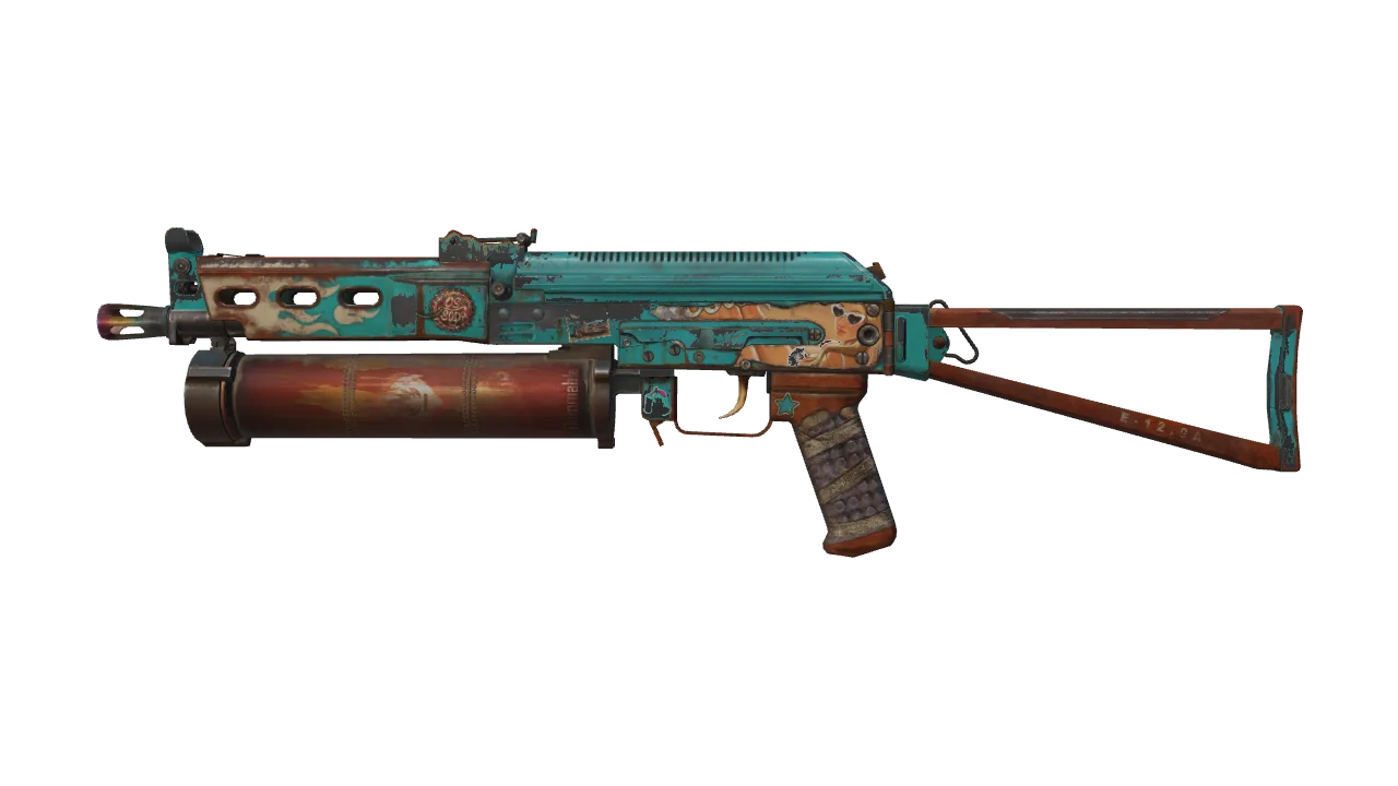 PP-Bizon | Embargo (Well-Worn) — Dust II light, front