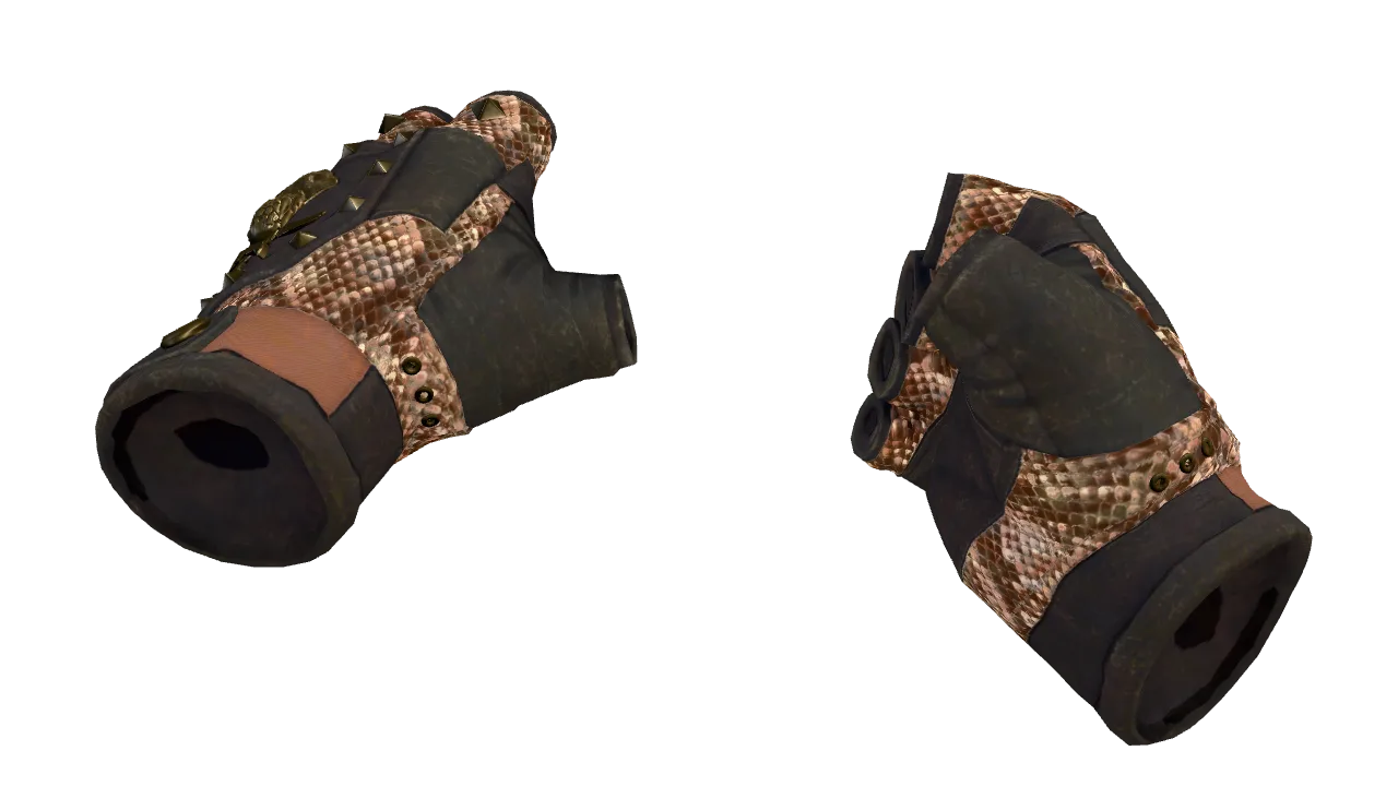 ★ Bloodhound Gloves | Snakebite (Field-Tested) — Dust II light, front