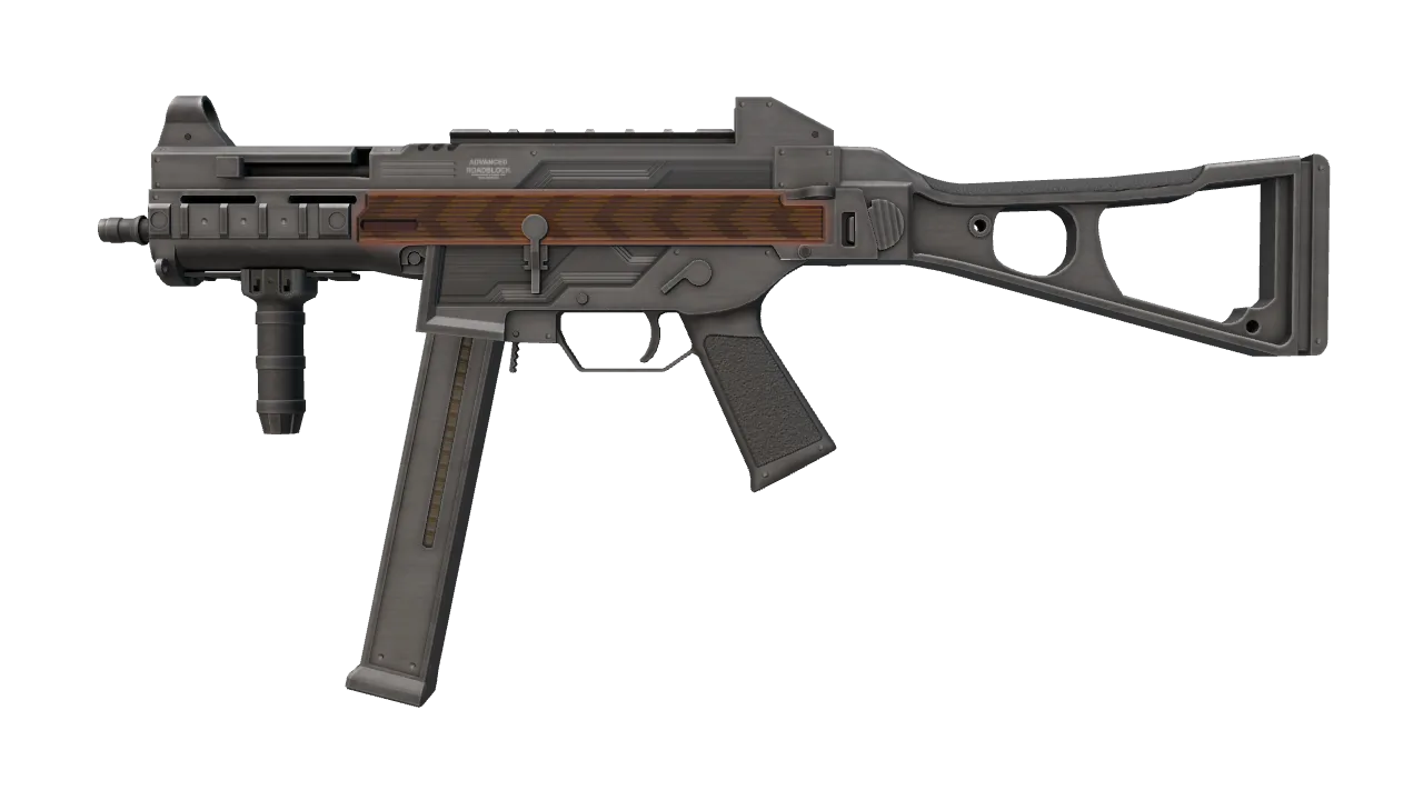 UMP-45 | Roadblock (Factory New) — Dust II light, front