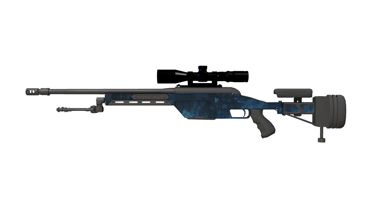 SSG 08 | Abyss (Factory New) — Dust II light, front