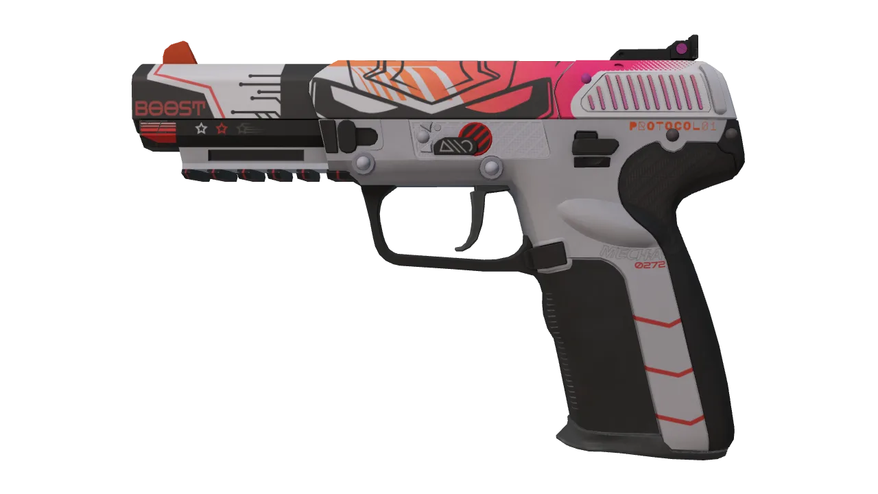 Souvenir Five-SeveN | Boost Protocol (Factory New) — Dust II light, front