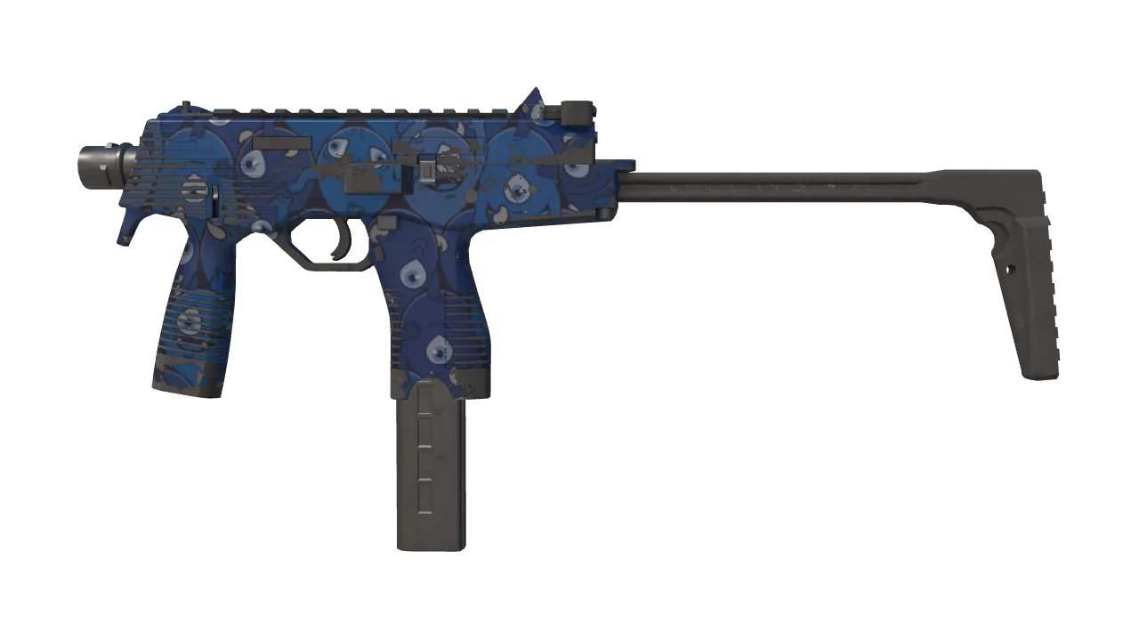 MP9 | Pandora's Box (Field-Tested) — Dust II light, front
