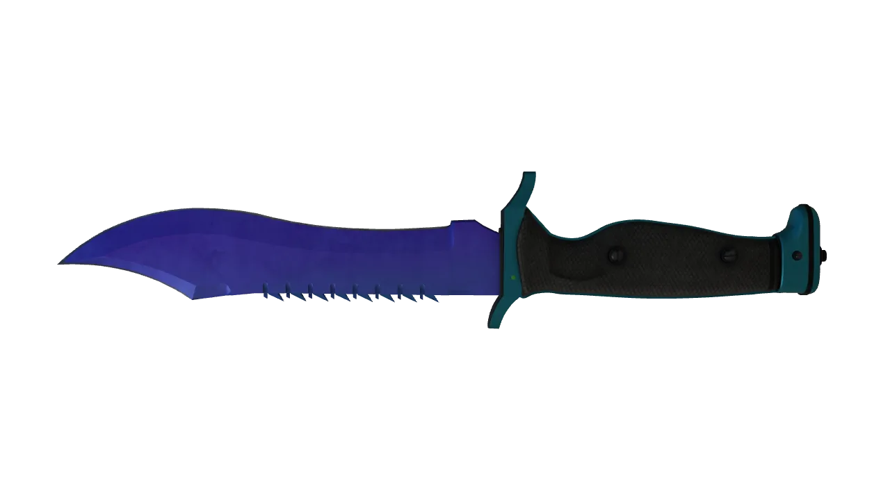 Bowie Knife | Doppler (Sapphire) seed #144, back