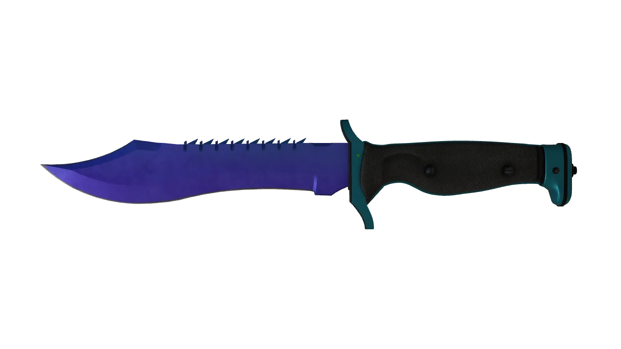 Bowie Knife | Doppler (Sapphire) seed #144, front