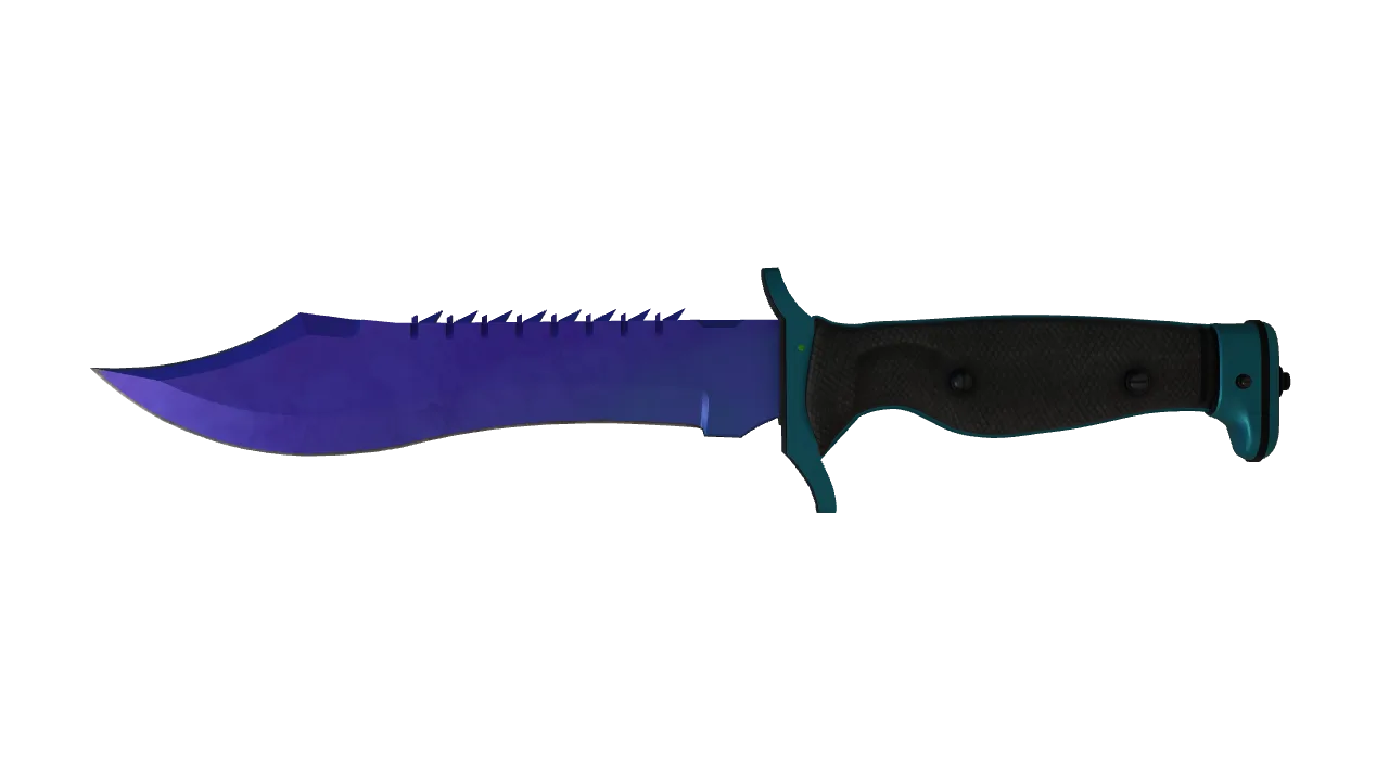 Bowie Knife | Doppler (Sapphire) seed #150, front