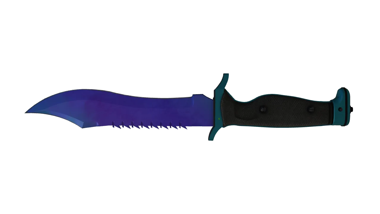 Bowie Knife | Doppler (Sapphire) seed #181, back