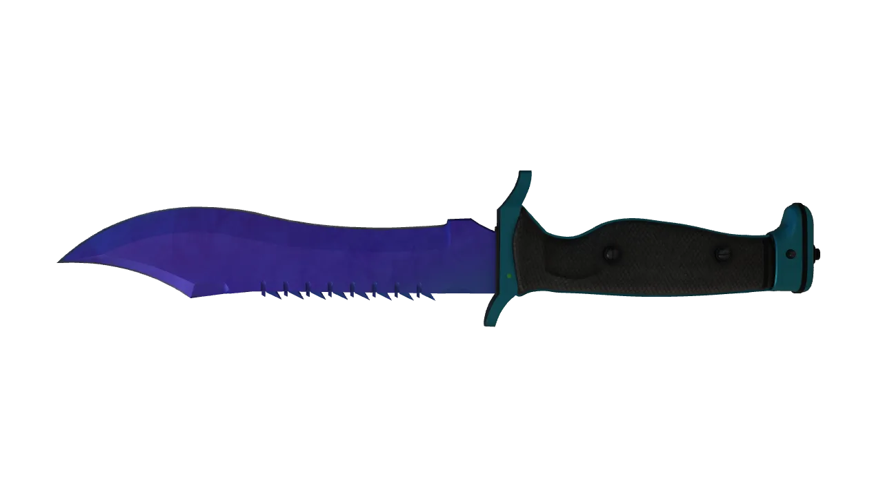 Bowie Knife | Doppler (Sapphire) seed #215, back