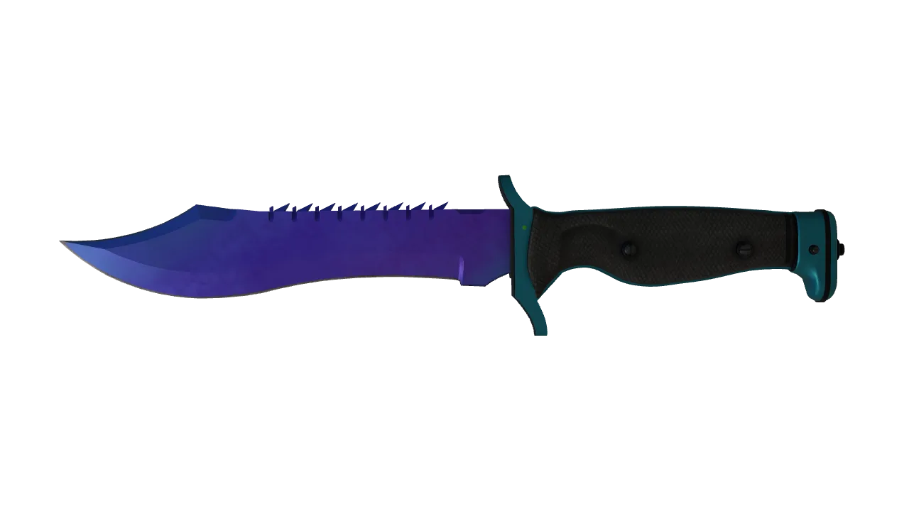 Bowie Knife | Doppler (Sapphire) seed #231, front