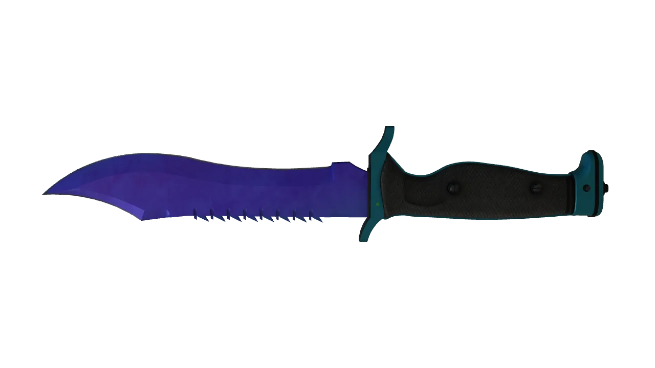 Bowie Knife | Doppler (Sapphire) seed #239, back