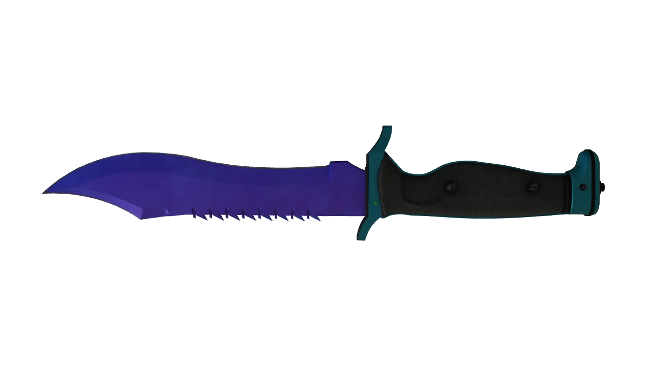 Bowie Knife | Doppler (Sapphire) seed #241, back