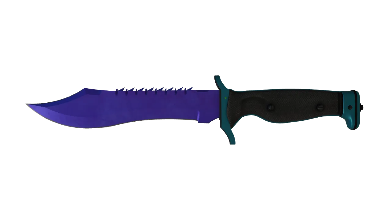 Bowie Knife | Doppler (Sapphire) seed #241, front