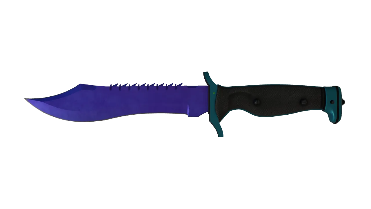 Bowie Knife | Doppler (Sapphire) seed #281, front