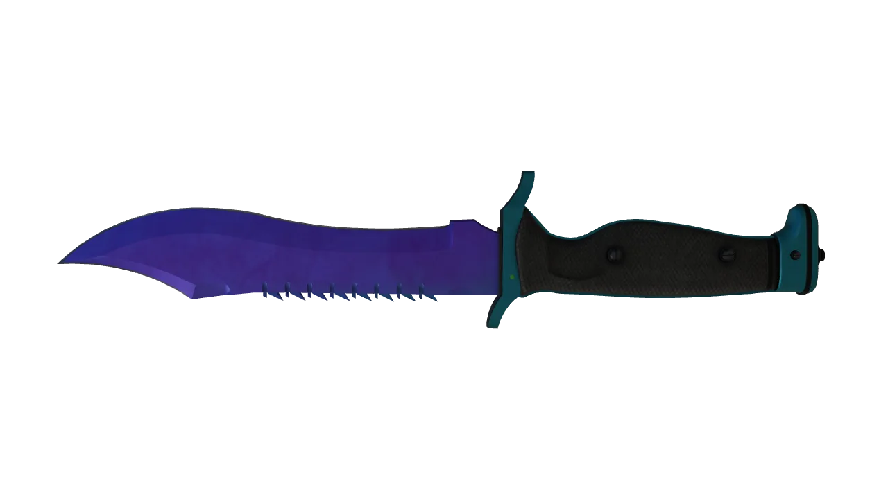 Bowie Knife | Doppler (Sapphire) seed #292, back