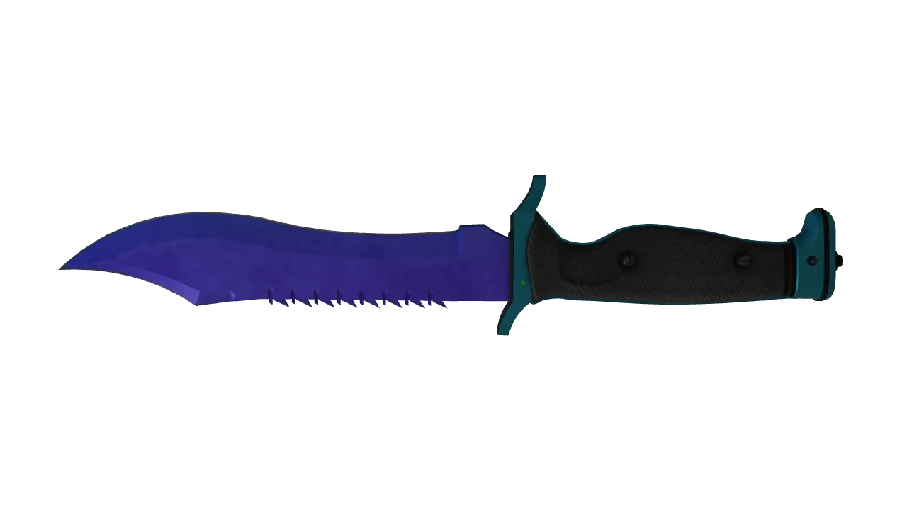 Bowie Knife | Doppler (Sapphire) seed #403, back
