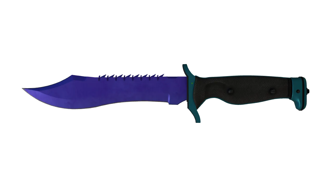Bowie Knife | Doppler (Sapphire) seed #41, front