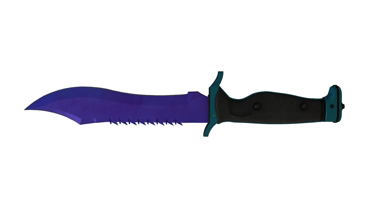 Bowie Knife | Doppler (Sapphire) seed #503, back