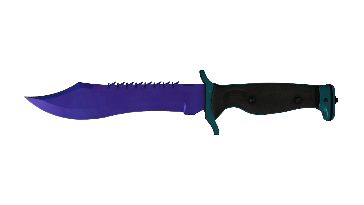 Bowie Knife | Doppler (Sapphire) seed #575, front