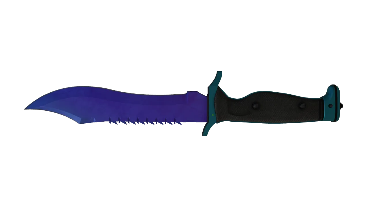 Bowie Knife | Doppler (Sapphire) seed #739, back