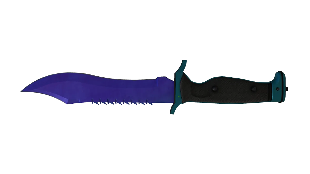Bowie Knife | Doppler (Sapphire) seed #768, back