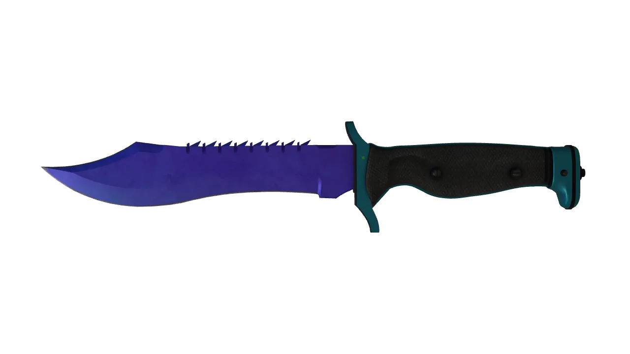Bowie Knife | Doppler (Sapphire) seed #777, front