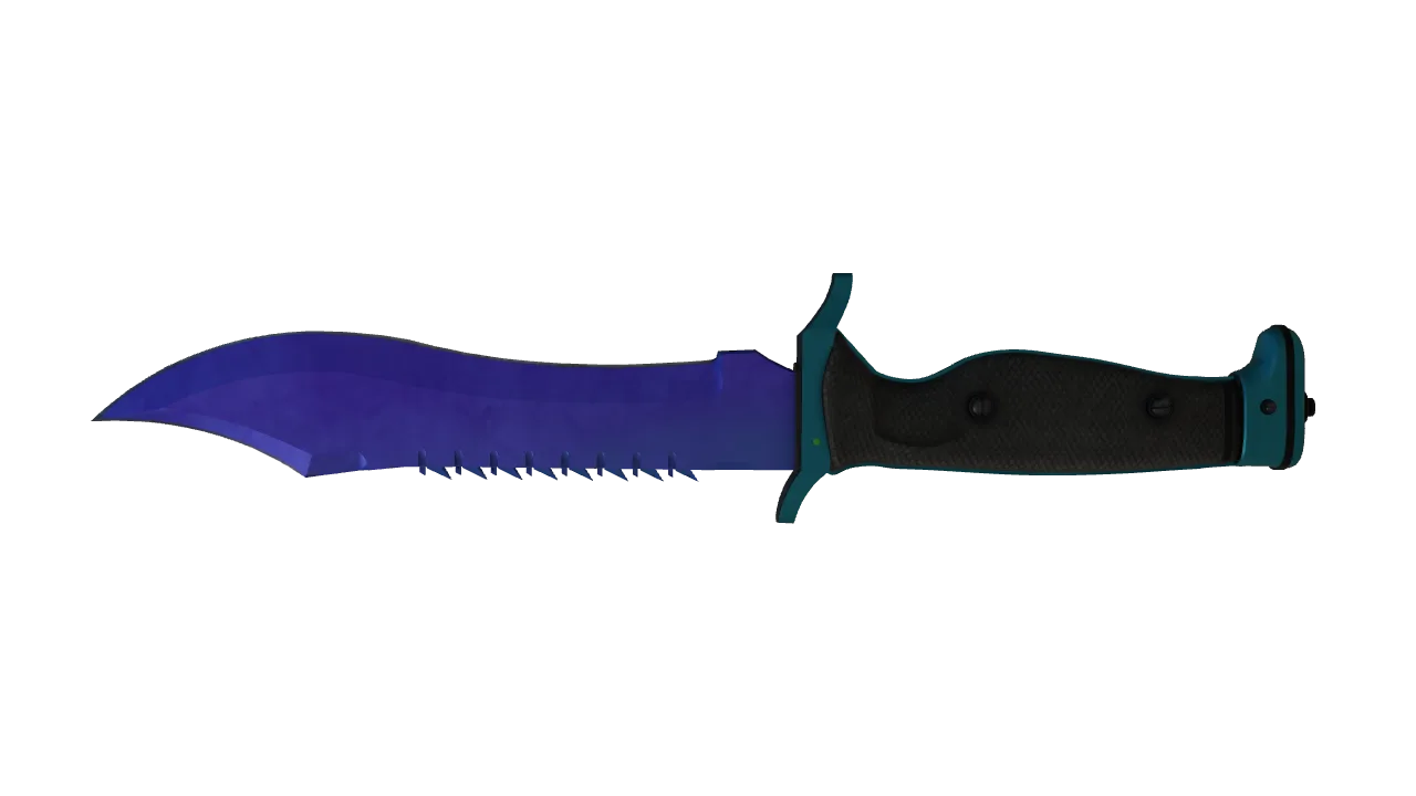Bowie Knife | Doppler (Sapphire) seed #779, back