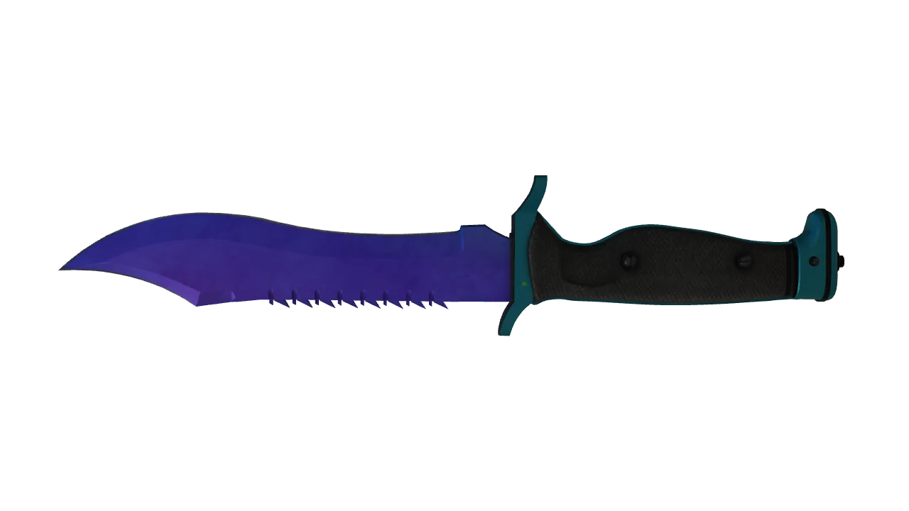 Bowie Knife | Doppler (Sapphire) seed #793, back