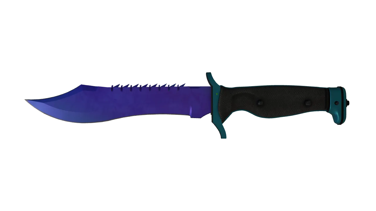 Bowie Knife | Doppler (Sapphire) seed #826, front