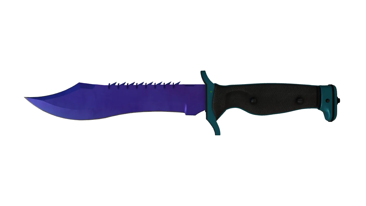 Bowie Knife | Doppler (Sapphire) seed #832, front